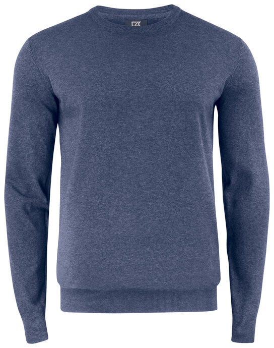 Cutter & Buck C&amp;B Oakville Crewneck Sweater - Navy Melange
