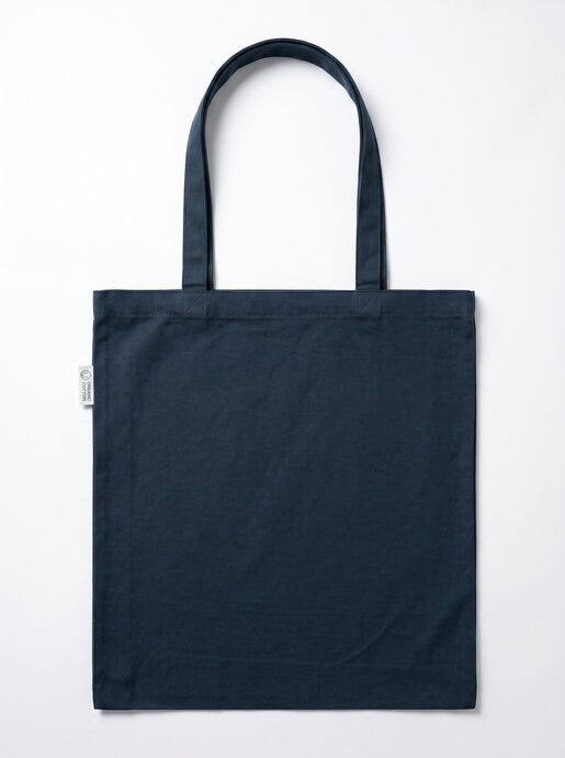 United Bags UB Ember 10oz Organic Cotton Bag - Navy