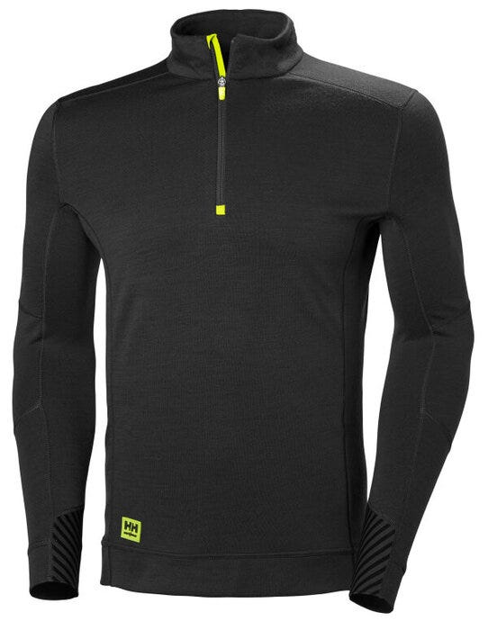 Helly Hansen LIFA Base Layer Half Zip - Black