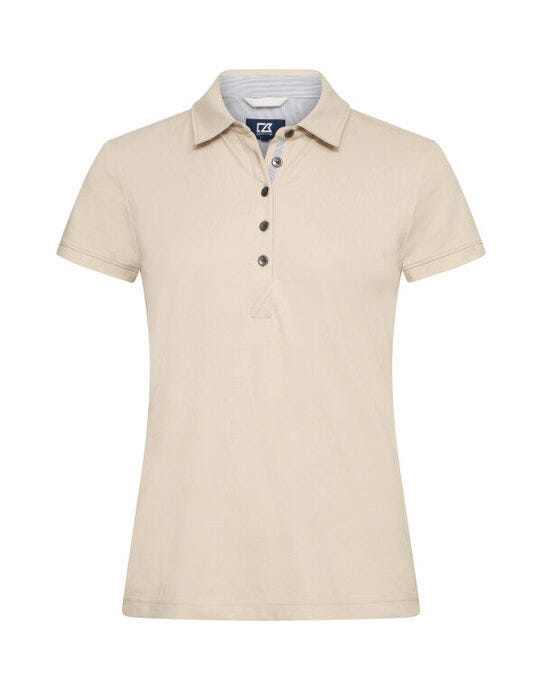 Cutter & Buck C&amp;B Ladies Advantage Premium Polo - Beige