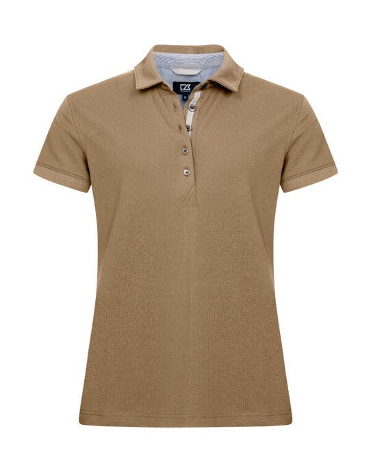 Cutter & Buck C&amp;B Ladies Advantage Premium Polo - Khaki