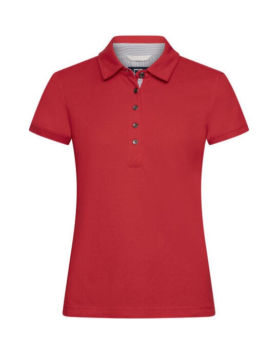 Cutter & Buck C&amp;B Ladies Advantage Premium Polo - Red