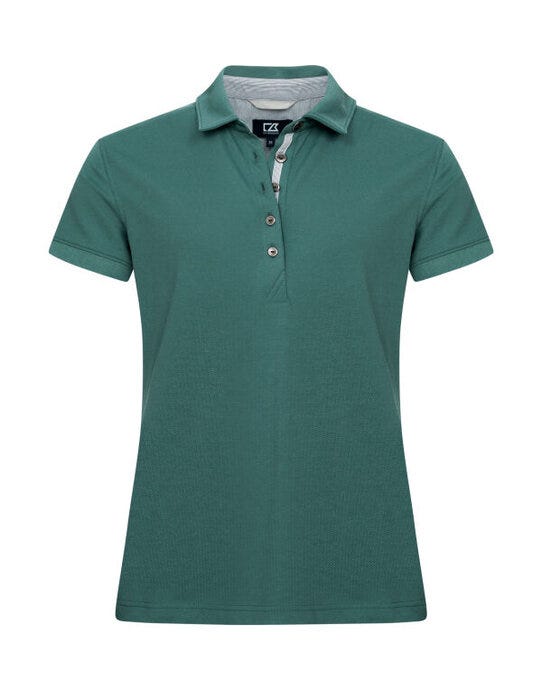 Cutter & Buck C&amp;B Ladies Advantage Premium Polo - Pine Green