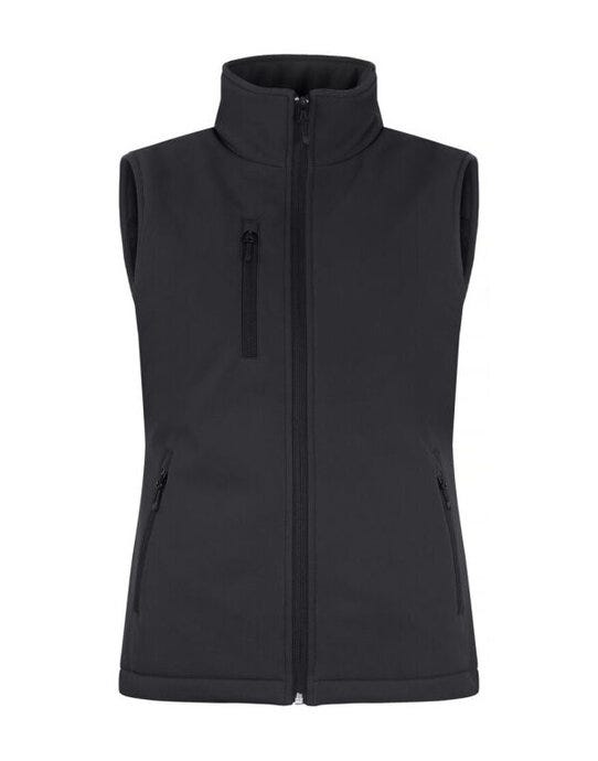 Clique Ladies Padded Softshell Vest - Black