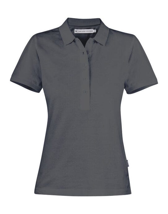 James Harvest Neptune Ladies Polo - Anthracite
