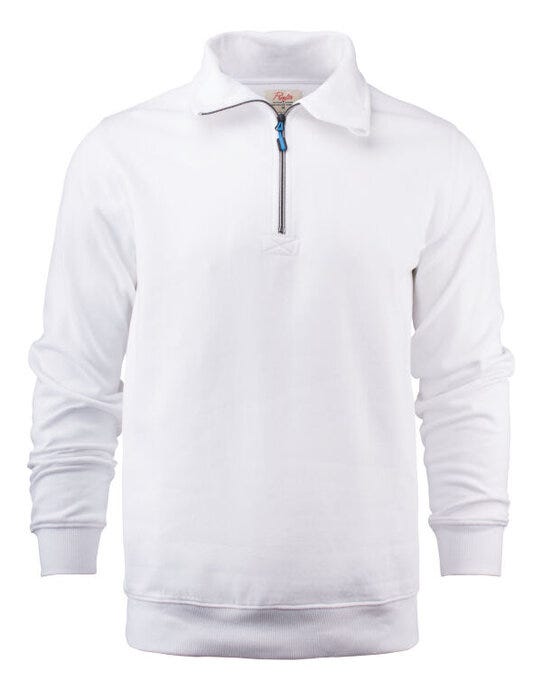 Printer Essentials Printer Mens Rounders RXS 1/2 Zip - White