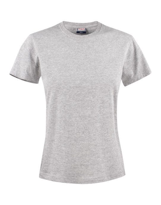 Printer Essentials Printer Ladies Heavy T-Shirt - Grey Melange