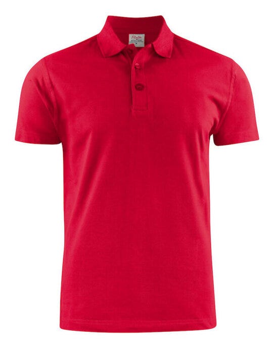 Printer Essentials Printer Mens Surf Light RSX Polo - Red