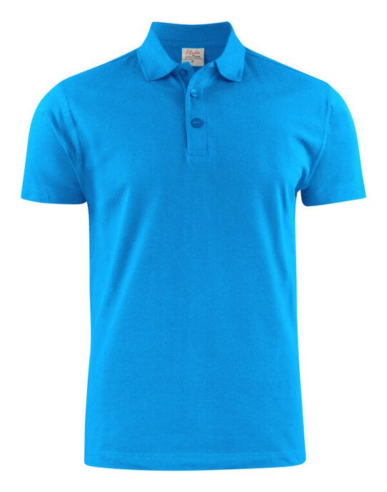 Printer Essentials Printer Mens Surf Light RSX Polo - Ocean Blue