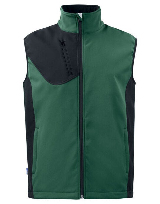 ProJob Workwear ProJob Prio 3702 Softshell Vest - Forest Green