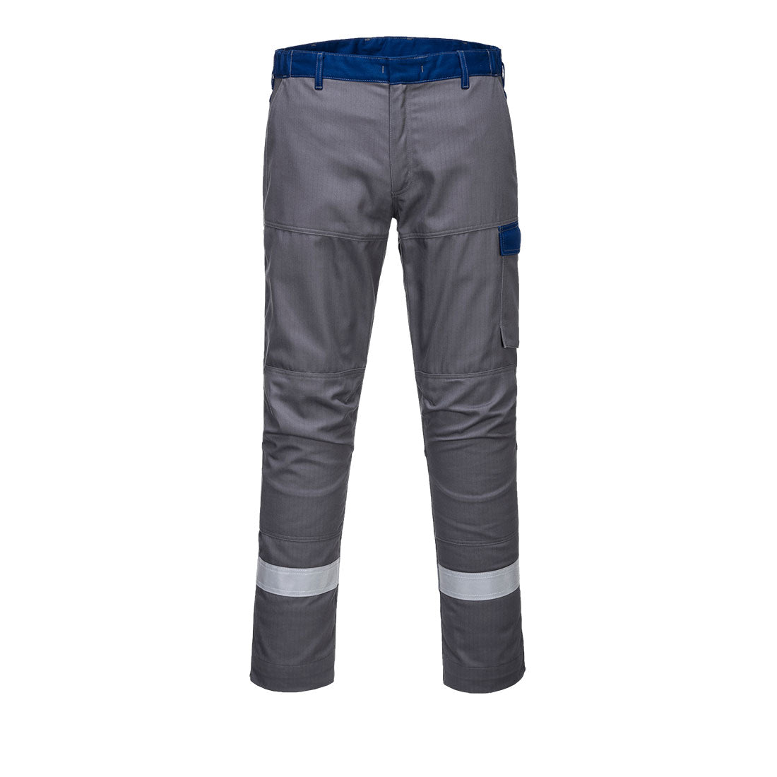 Portwest Bizflame Industry Two Tone FR Trousers in Grey, main product image