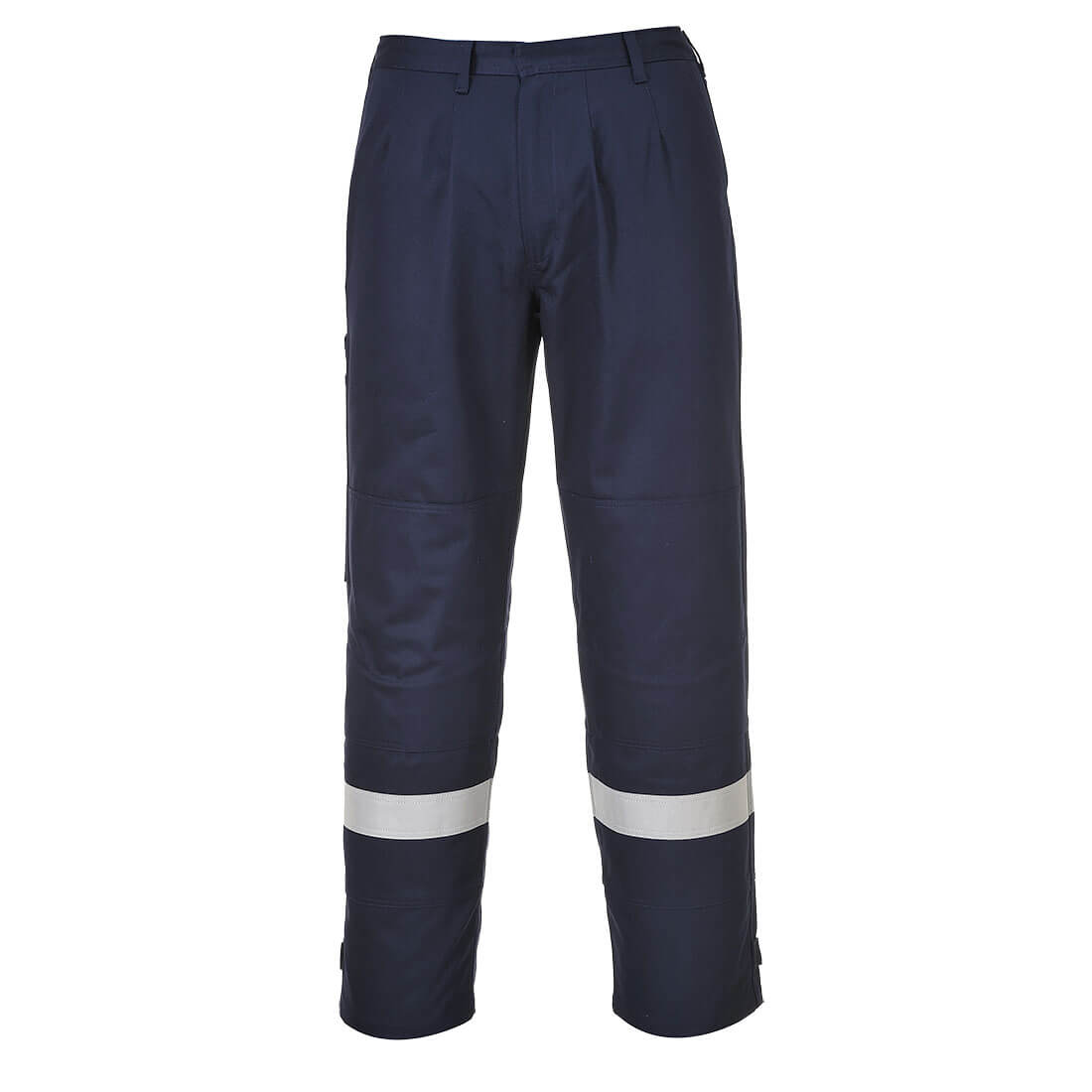 Portwest Bizflame Work FR Trousers in Navy Tall, image 2