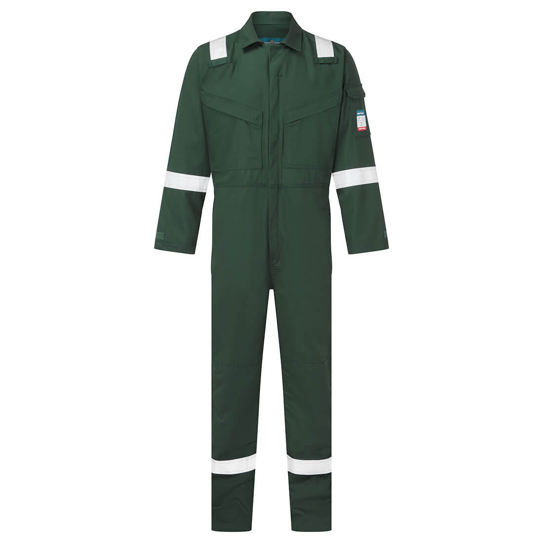 Portwest Bizflame Work FR Coverall in Green, main product image