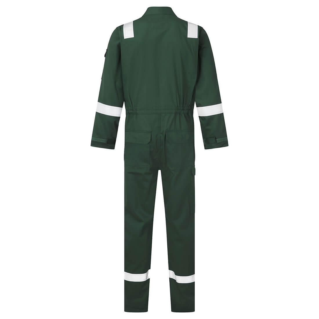 Portwest FR28 Bizflame Work FR Coverall in Green, back view
