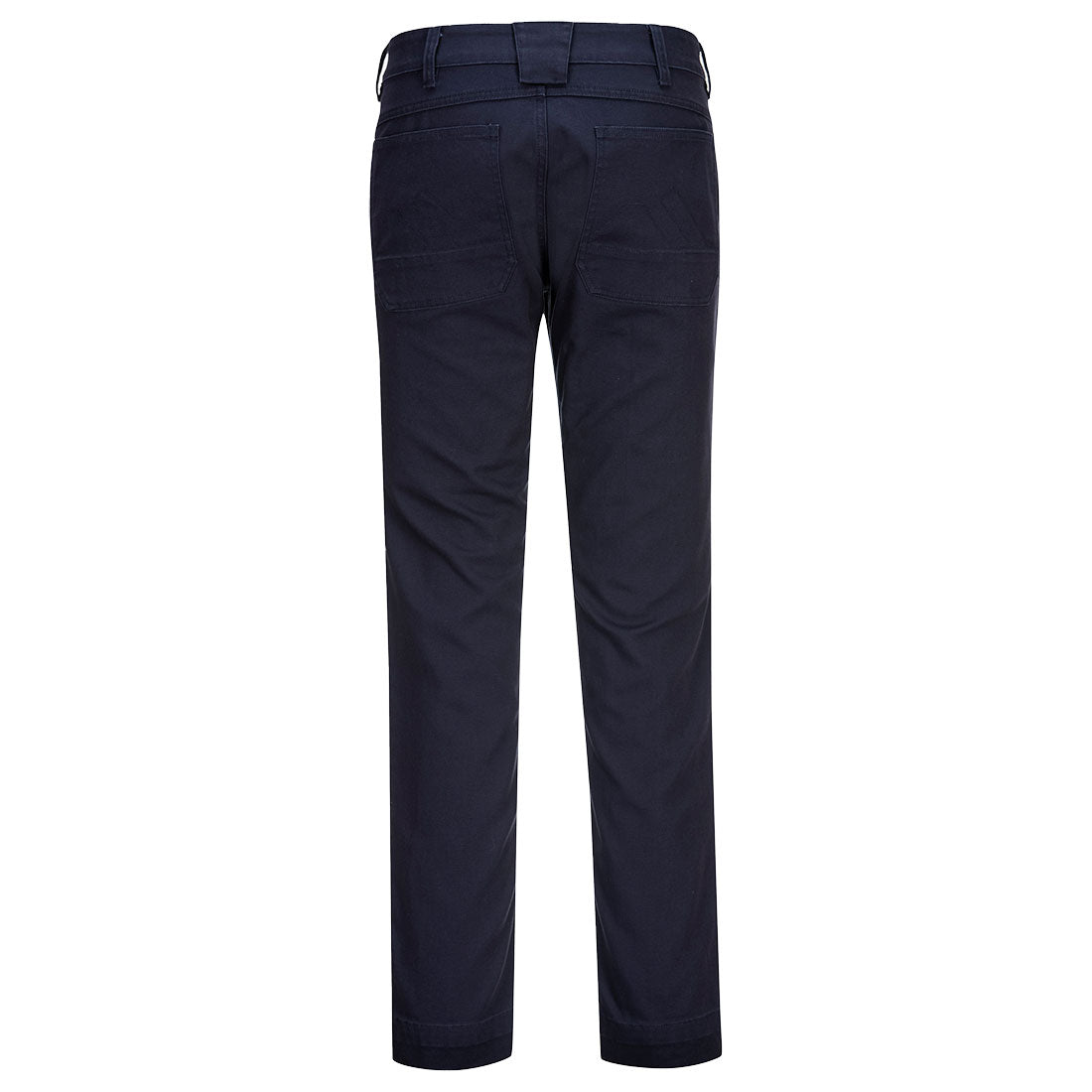 Portwest FR404 Bizflame 88/12 Stretch FR Trousers in Navy, back view
