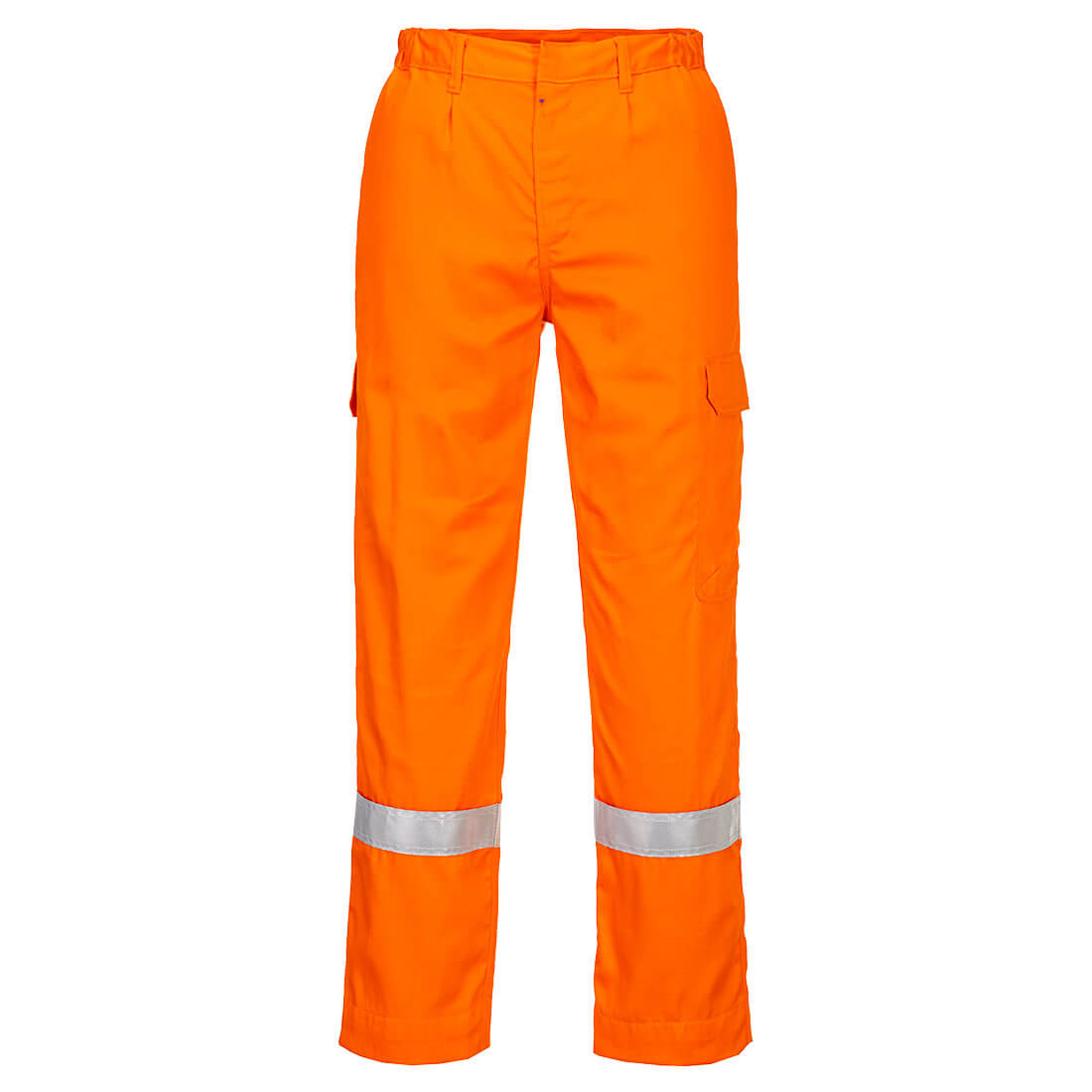 Portwest Bizflame Work Lightweight FR Trousers in Orange, image 2