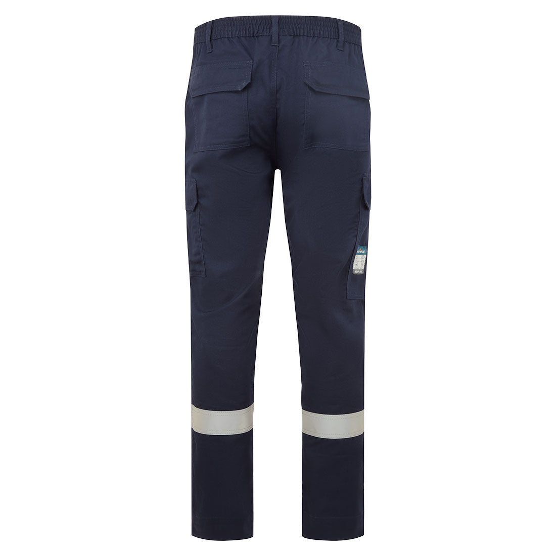 Portwest FR432 Bizflame 88/12 FR Trousers in Navy, back view