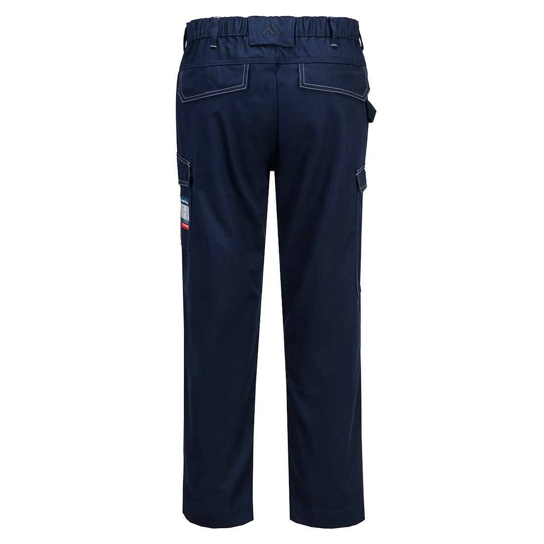 Portwest FR448 Bizflame Work FR Trousers in Navy, back view