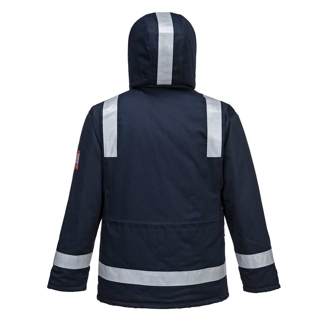 Portwest FR59 Bizflame Work FR Insulated Jacket in Navy, back view