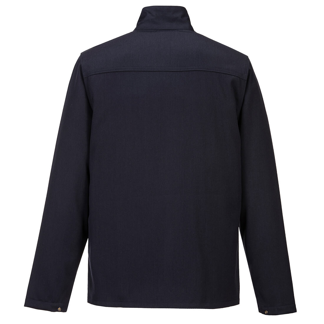 Portwest FR65 Aluflame Work Molten Metal FR Jacket in Navy, back view