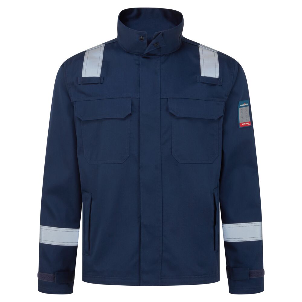 Portwest Bizflame Work+ FR Jacket in Navy, image 2