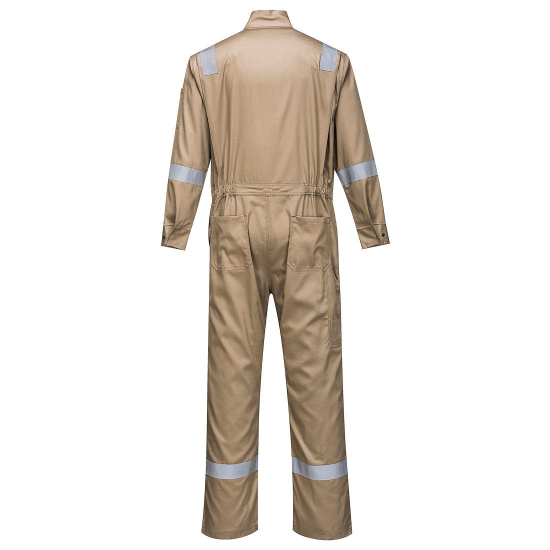 Portwest FR94 Bizflame 88/12 Iona FR Coverall in Khaki, back view