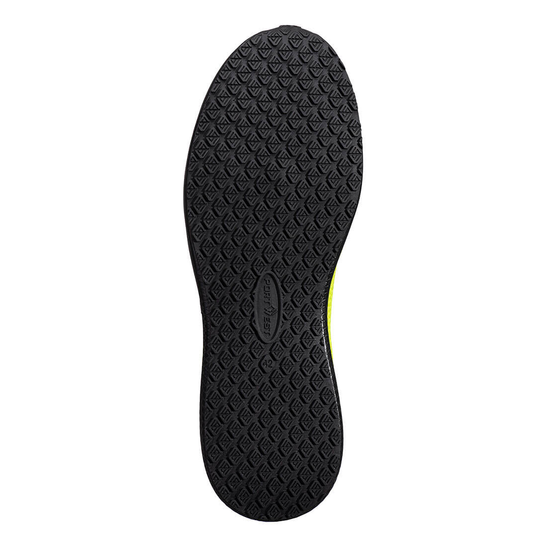 Portwest FT22 Occupational Textile Trainer O1 ESD SR in Black, back view