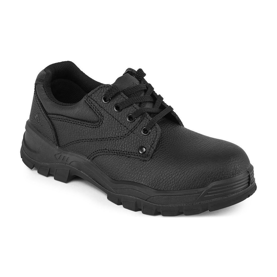 Portwest Steel Split Leather Low Shoe S1P SR in Black, main product image