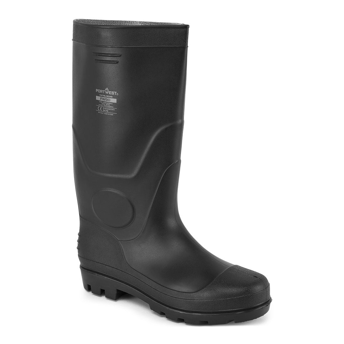Portwest Occupational PVC Wellington O4 FO in Black, main product image