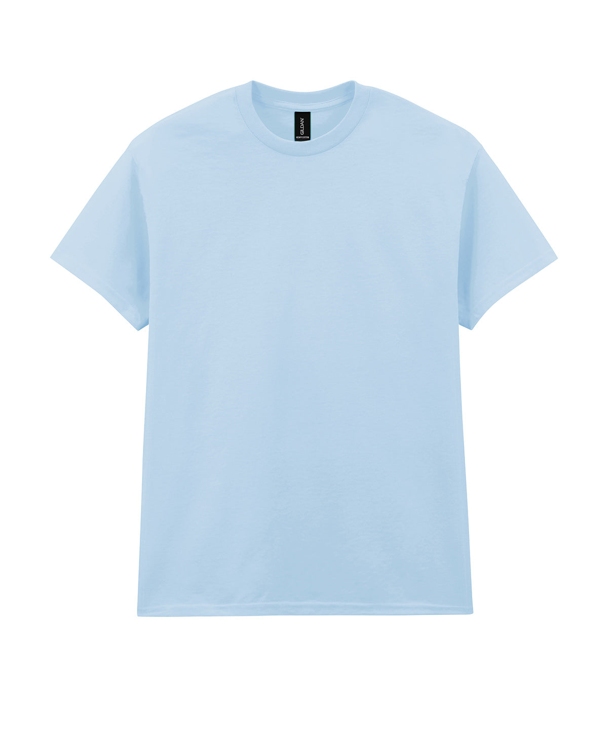 Gildan Heavy Cotton adult t-shirt in Light Blue, front view