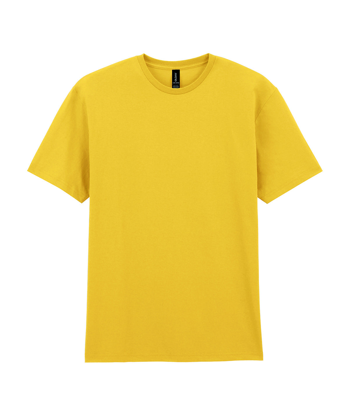 Gildan Light cotton adult t-shirt in Daisy, front view