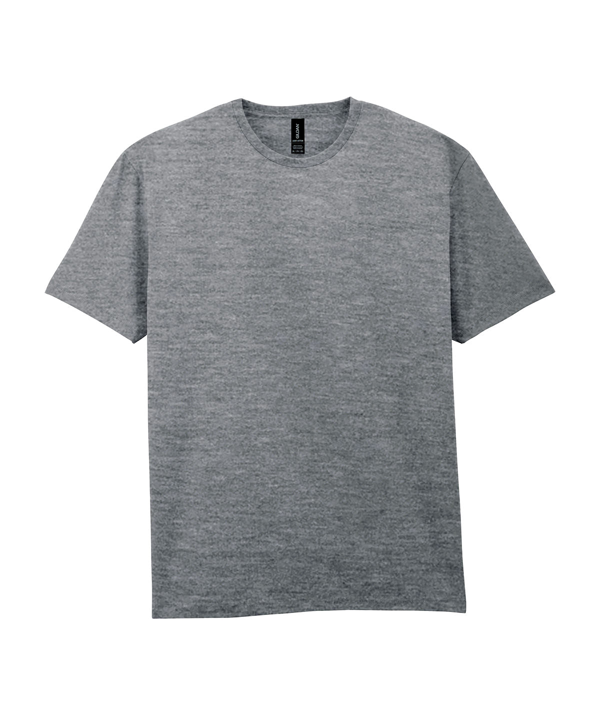 Gildan Light cotton adult t-shirt in Graphite Heather, front view