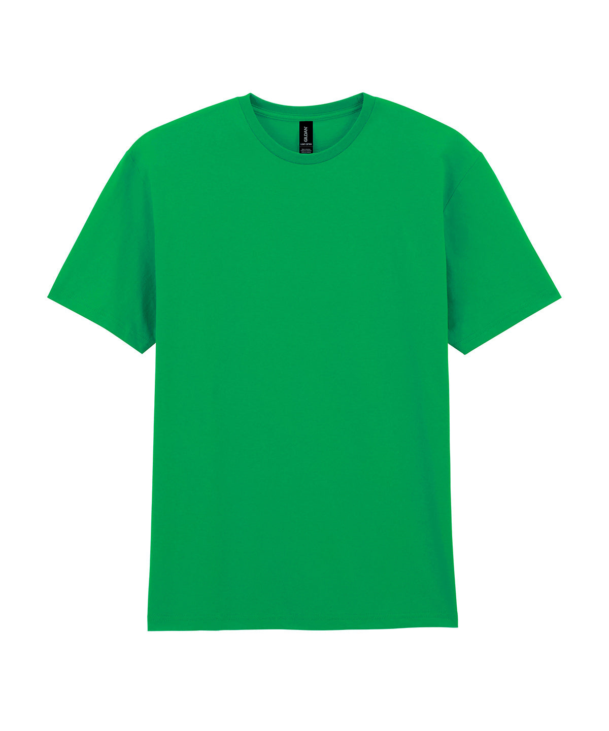 Gildan Light cotton adult t-shirt in Irish Green, front view