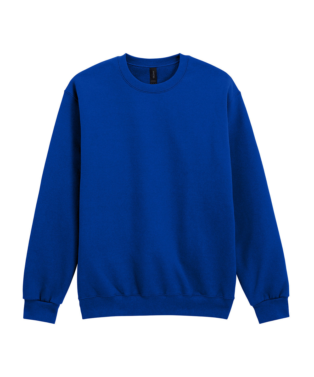 Gildan Hammer Maxweight adult crew neck sweatshirt in Deep Royal, front view