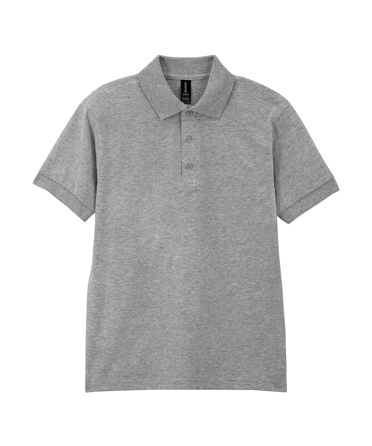 Gildan DryBlend Jersey knit polo in Sports Grey, front view