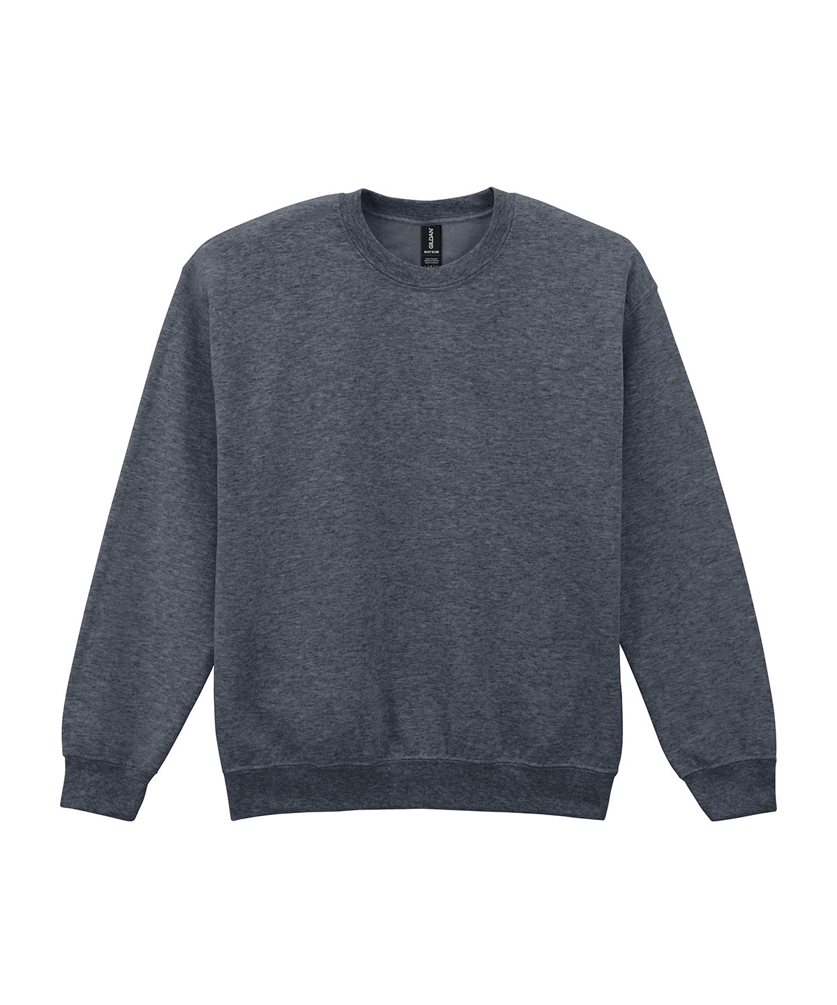 Gildan Heavy Blend adult crew neck sweatshirt in Dark Heather†, front view
