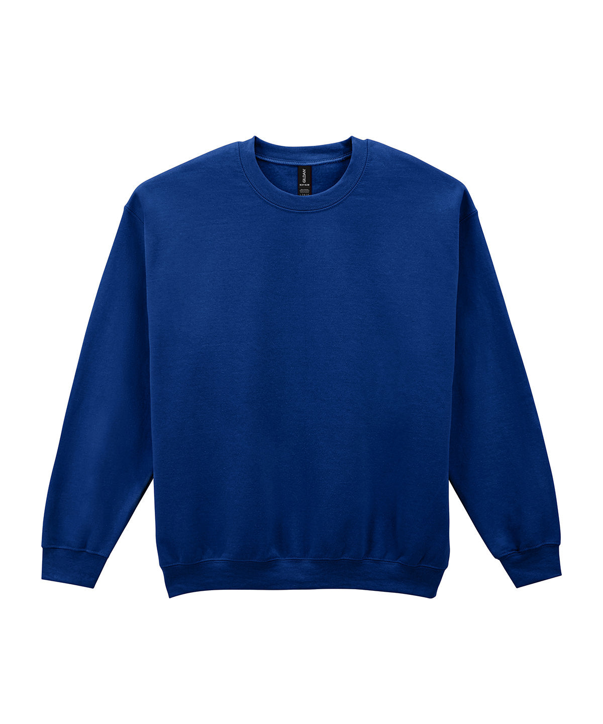 Gildan Heavy Blend adult crew neck sweatshirt in Fan Deep Royal, front view