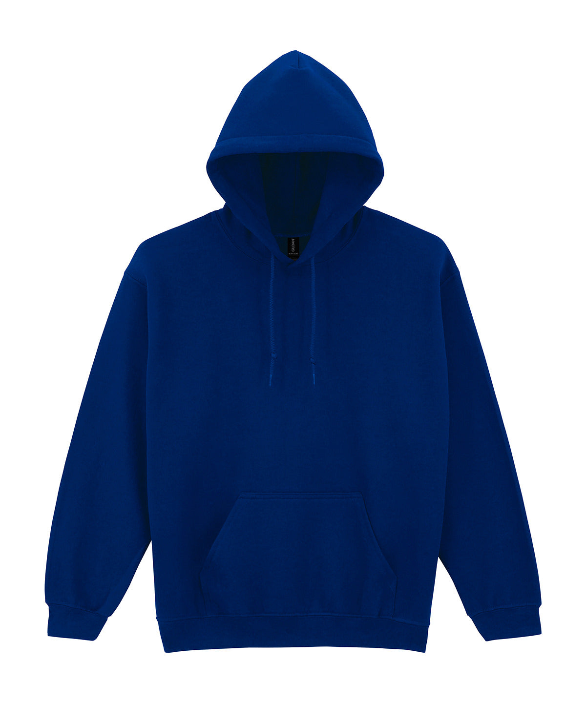 Gildan Heavy Blend hooded sweatshirt in Fan Deep Royal, front view