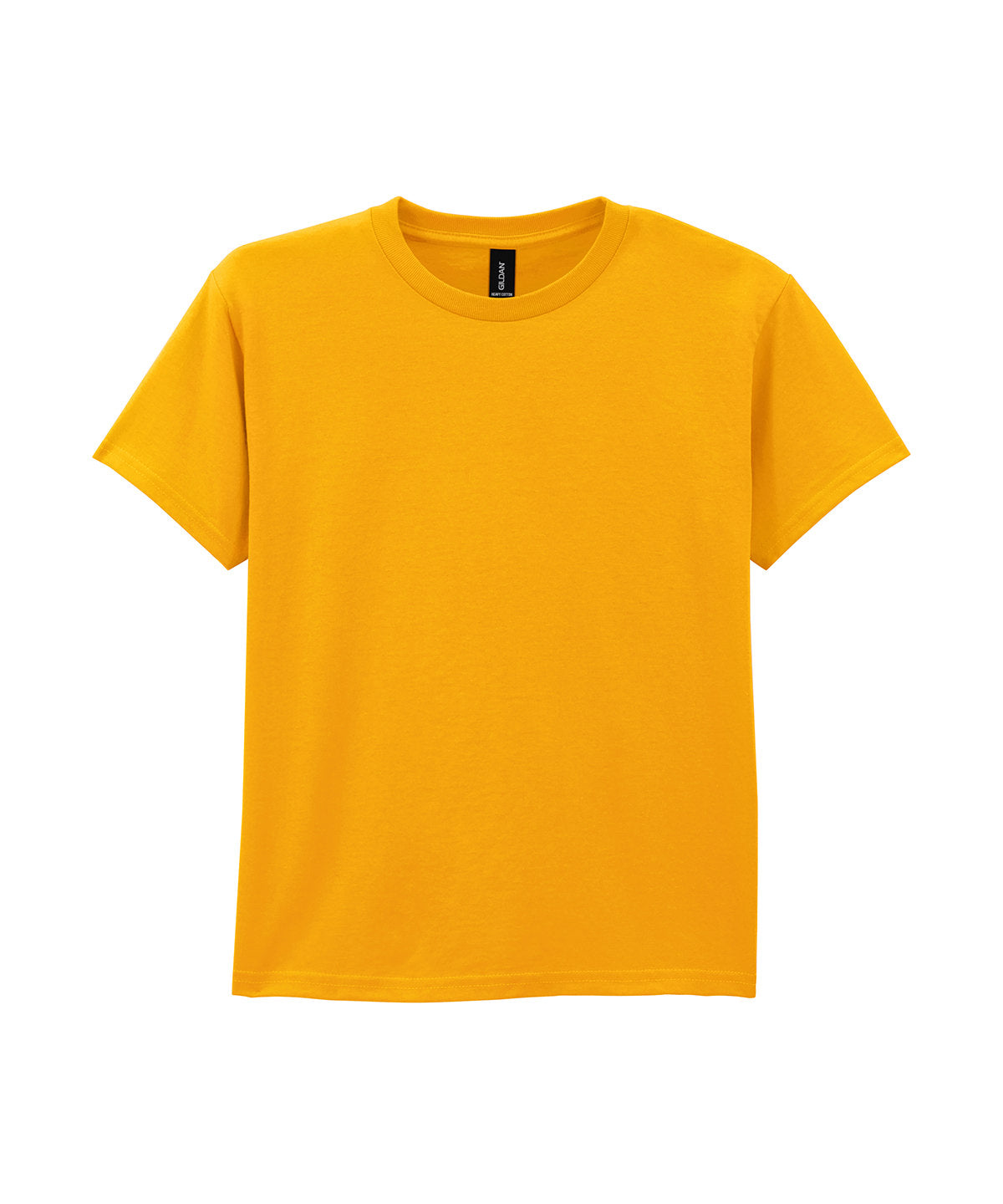 Gildan Heavy Cotton youth t-shirt in Gold, front view