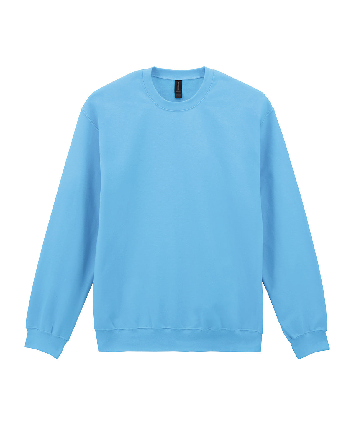 Gildan Softstyle midweight fleece adult crew neck in Sky, front view