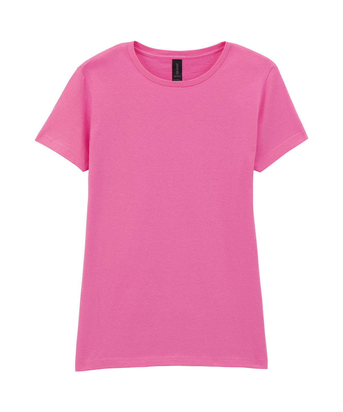 Gildan Softstyle women's ringspun t-shirt in Azalea, front view