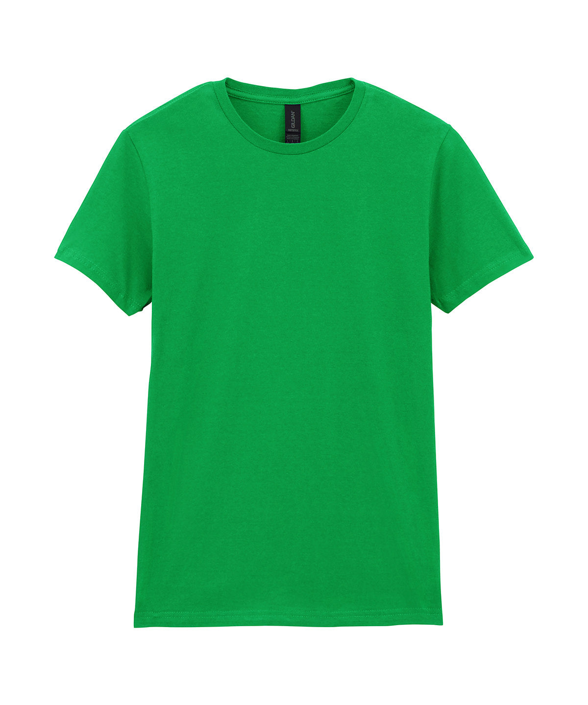 Gildan Softstyle women's ringspun t-shirt in Irish Green, front view