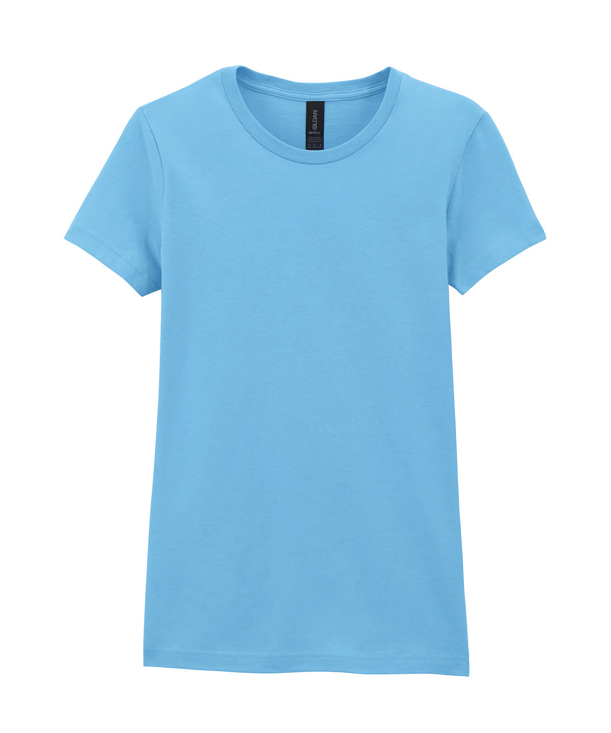 Gildan Softstyle women's ringspun t-shirt in Sky, front view