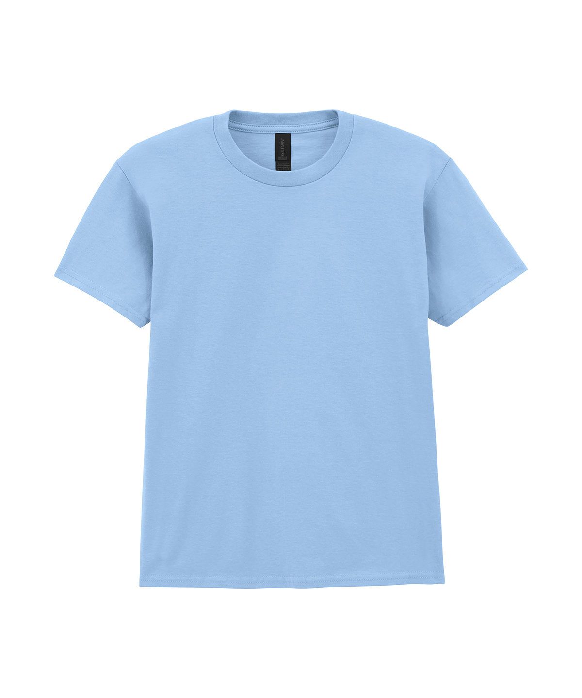 Gildan Softstyle midweight youth t-shirt in Light Blue, front view