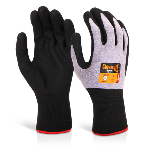 Click Beeswift Glovezilla Nitrile Foam Nylon Gloves, main product image
