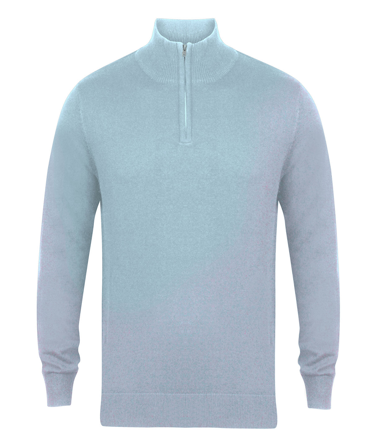 Kustom Kit x2 Polo + x3 Tee + x2 Quarter-Zip + Softshell Pack - Henbury HB729 ¼ zip jumper front