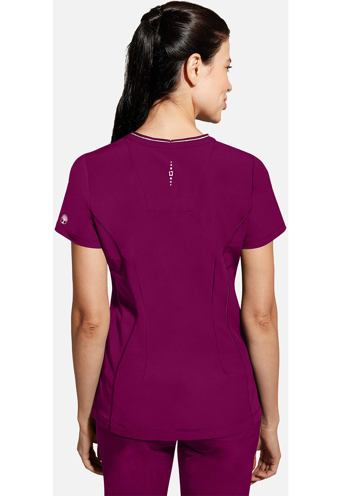 Healing Hands HHE2274 Sonia Top - Wine (back)