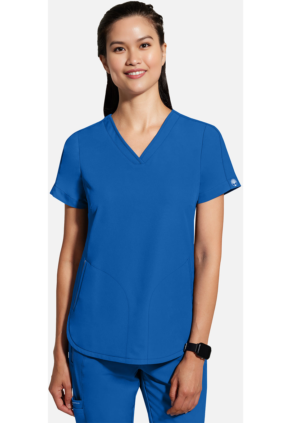 Healing Hands HHE2285 Skyler Top - Royal (front)