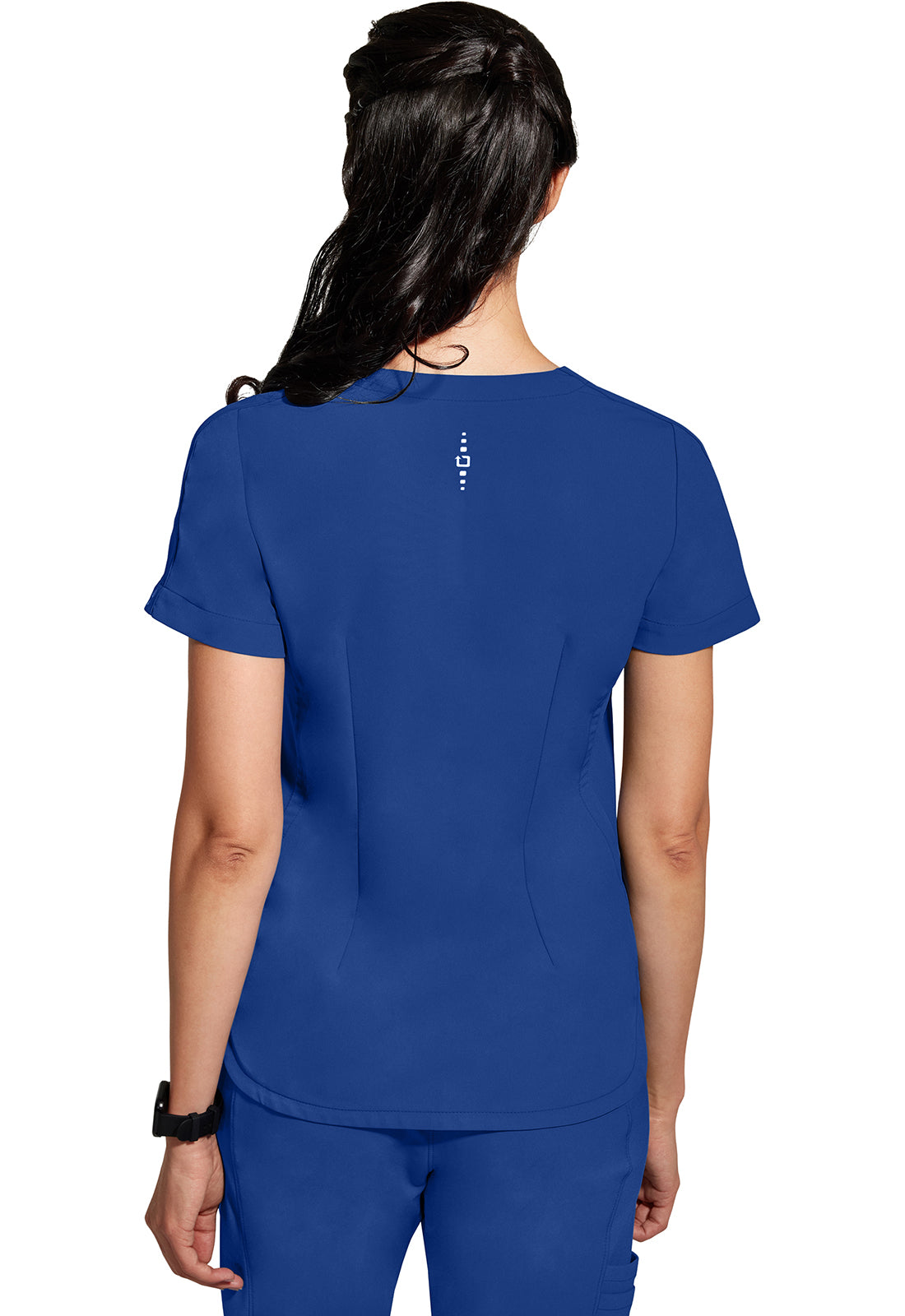 Healing Hands HHE2285 Skyler Top - Royal (back)