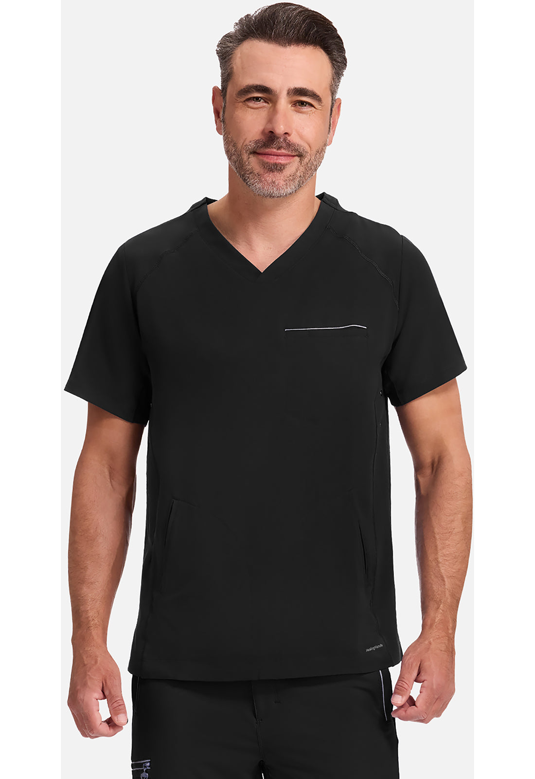 Healing Hands HHE2382 Steven Top - BLACK (front)